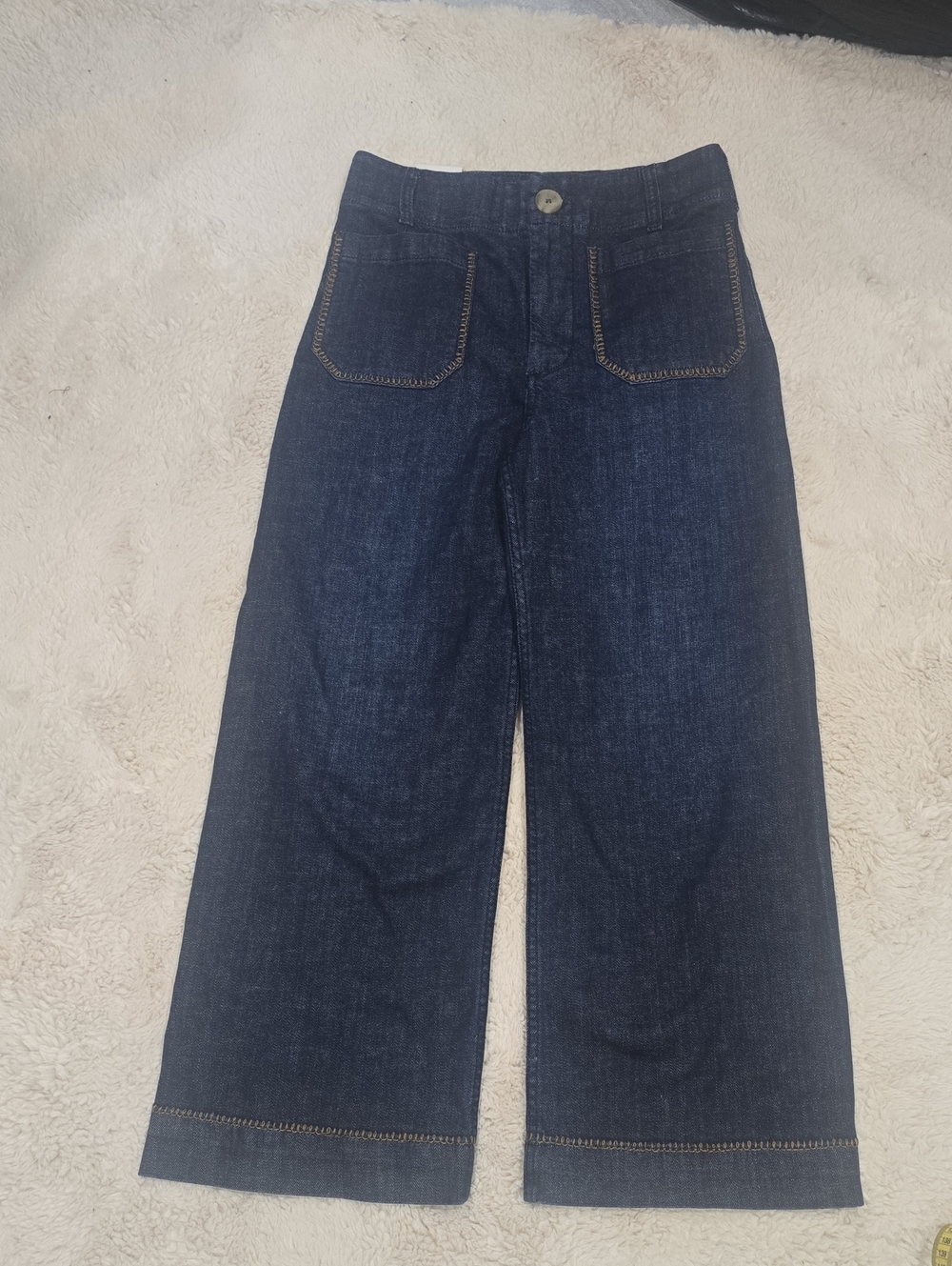 Maeve Dark Indigo Denim Jeans